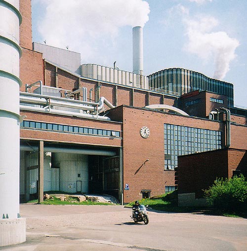 Sunila - View of factory toward office building